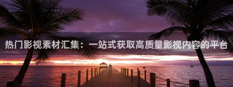 免费下载精东影业app：热门影视素材汇集：一站式获取高质量影视内容的平台